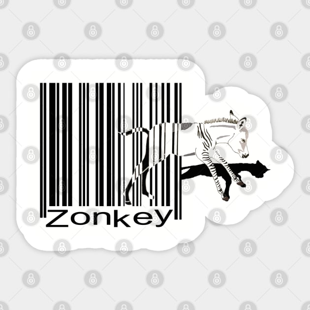 Zonkey Sticker by MisconceivedFantasy